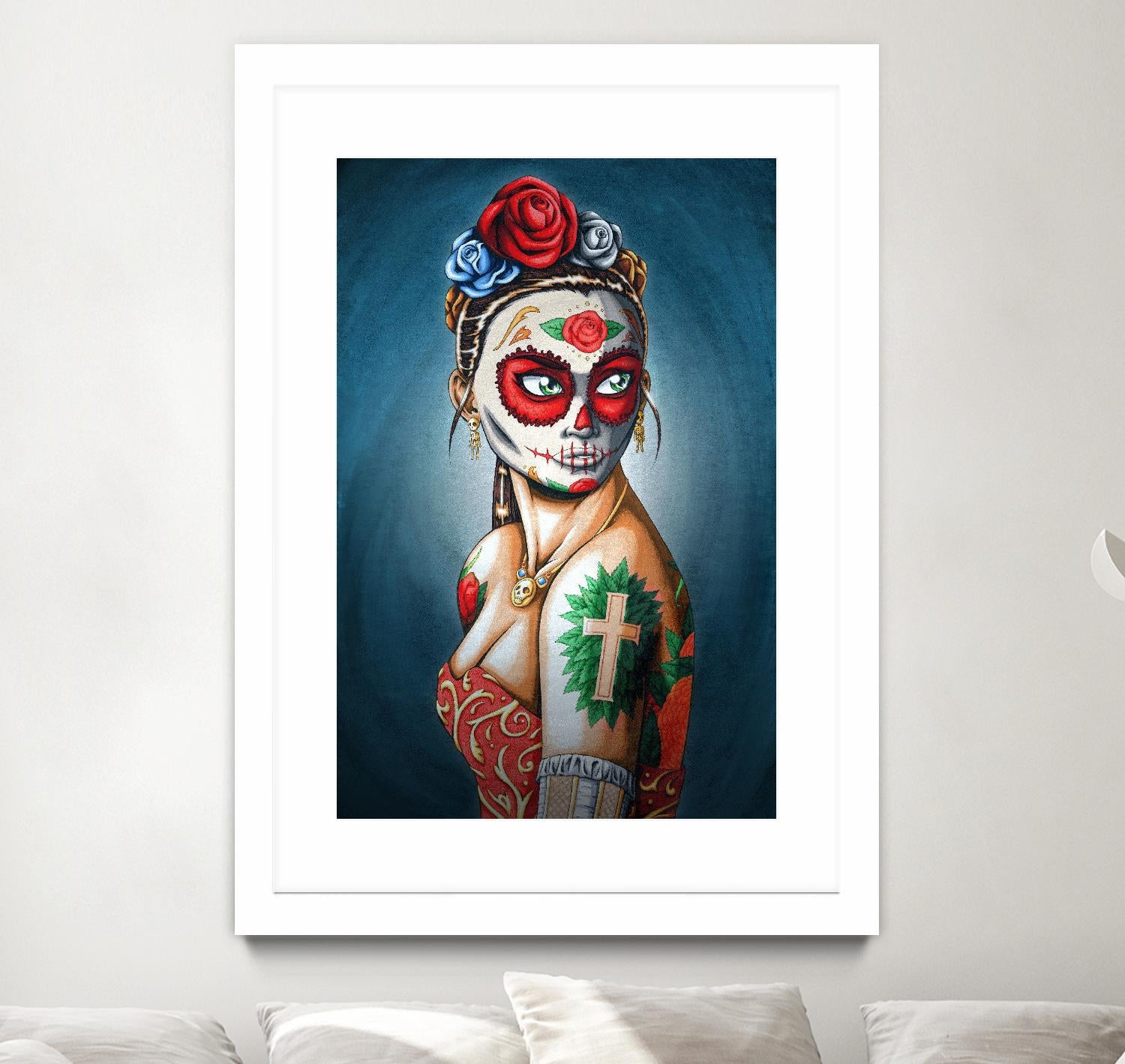 Luna by Nicholas Ivins on GIANT ART - multicolor urban/pop surrealism; ethnic