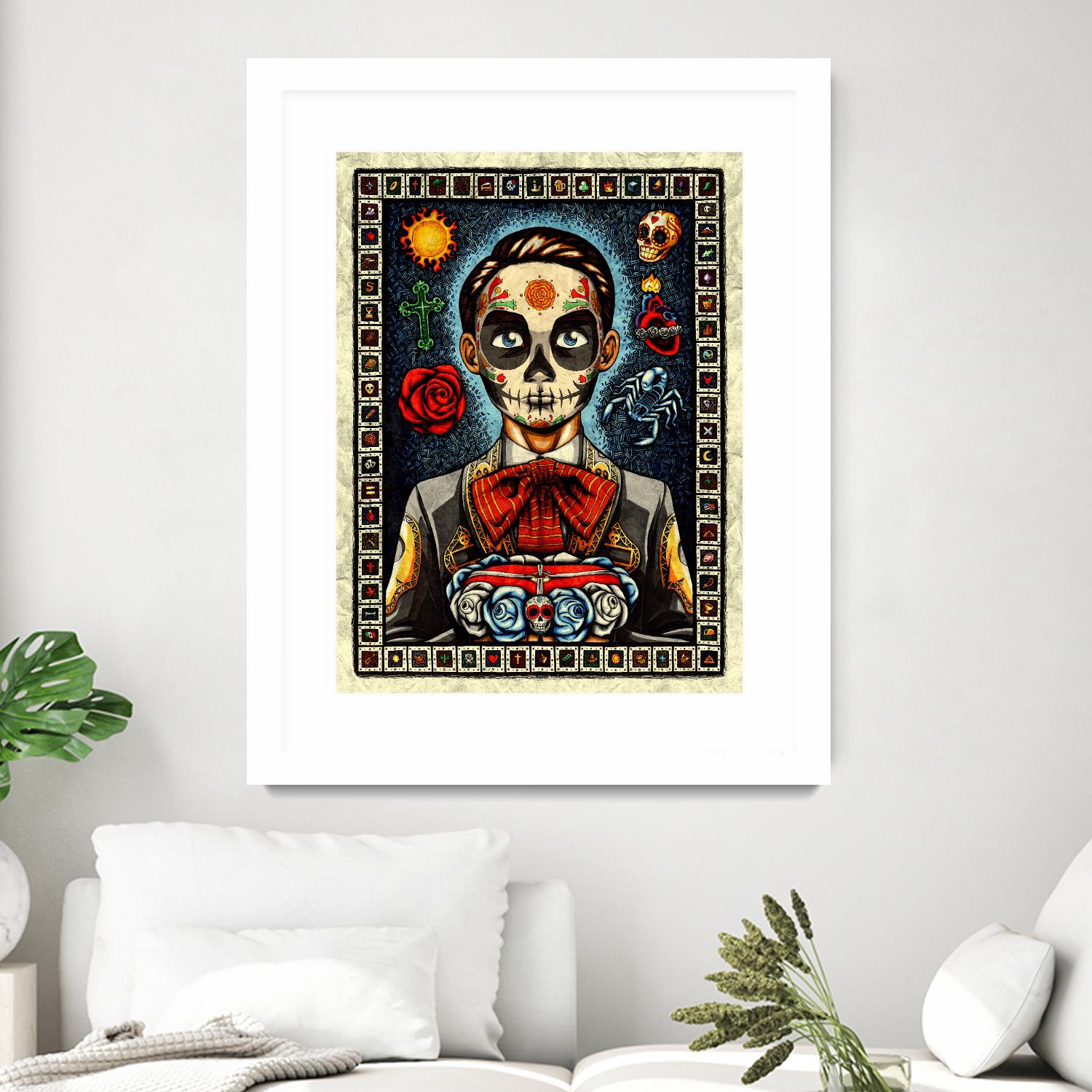Muerto by Nicholas Ivins on GIANT ART - multicolor urban/pop surrealism; ethnic