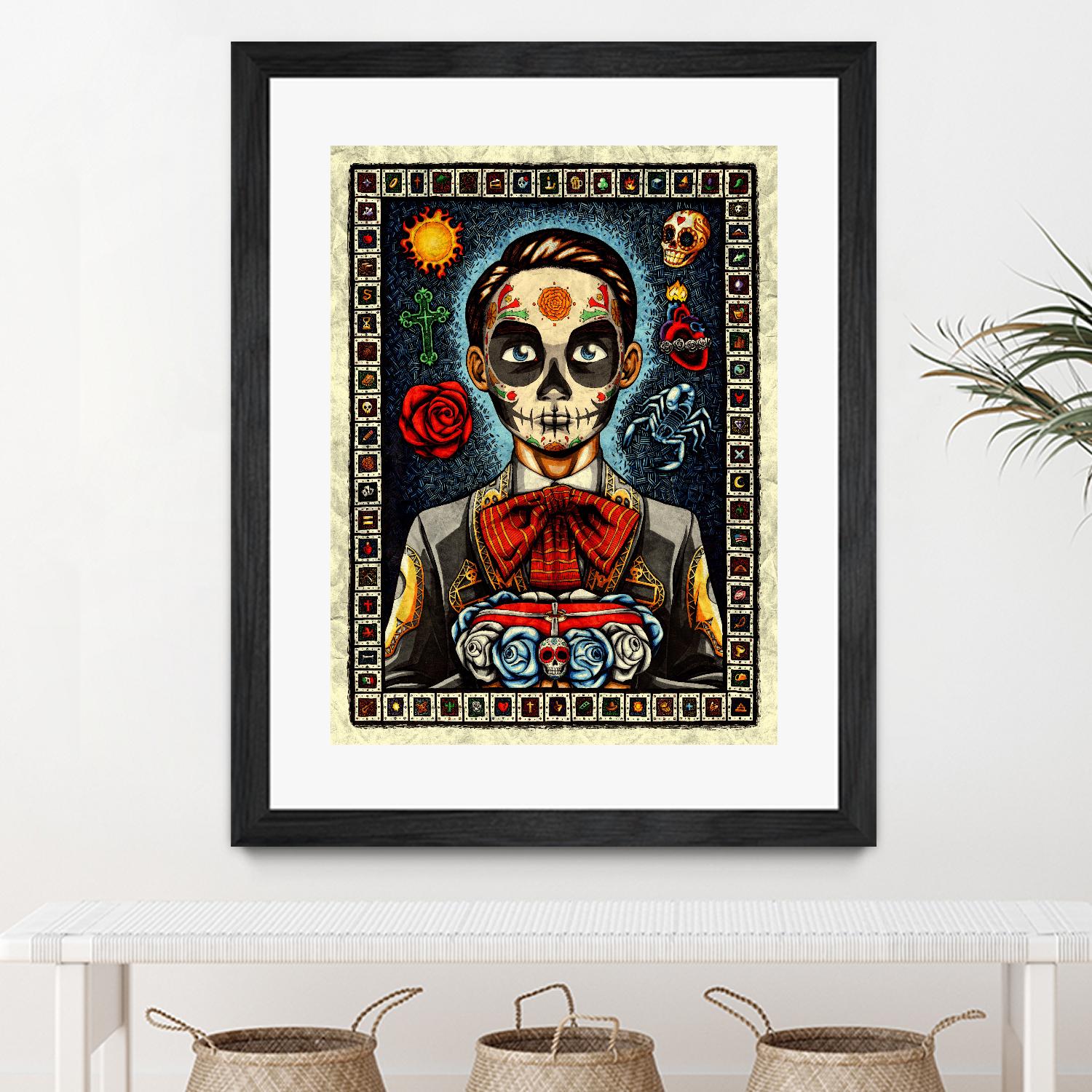 Muerto by Nicholas Ivins on GIANT ART - multicolor urban/pop surrealism; ethnic