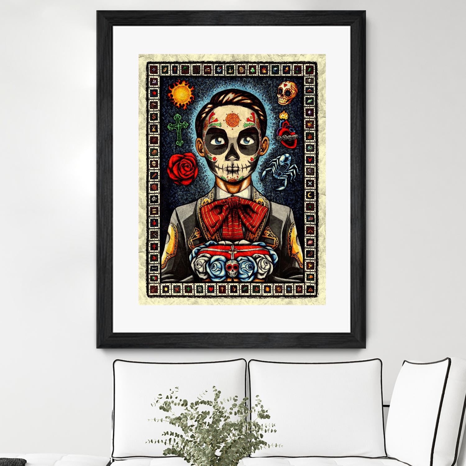 Muerto by Nicholas Ivins on GIANT ART - multicolor urban/pop surrealism; ethnic