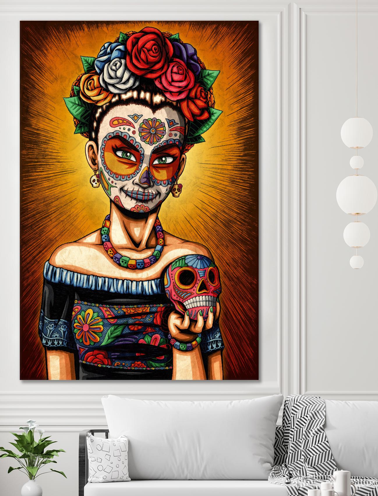 Rita by Nicholas Ivins on GIANT ART - multicolor urban/pop surrealism; ethnic