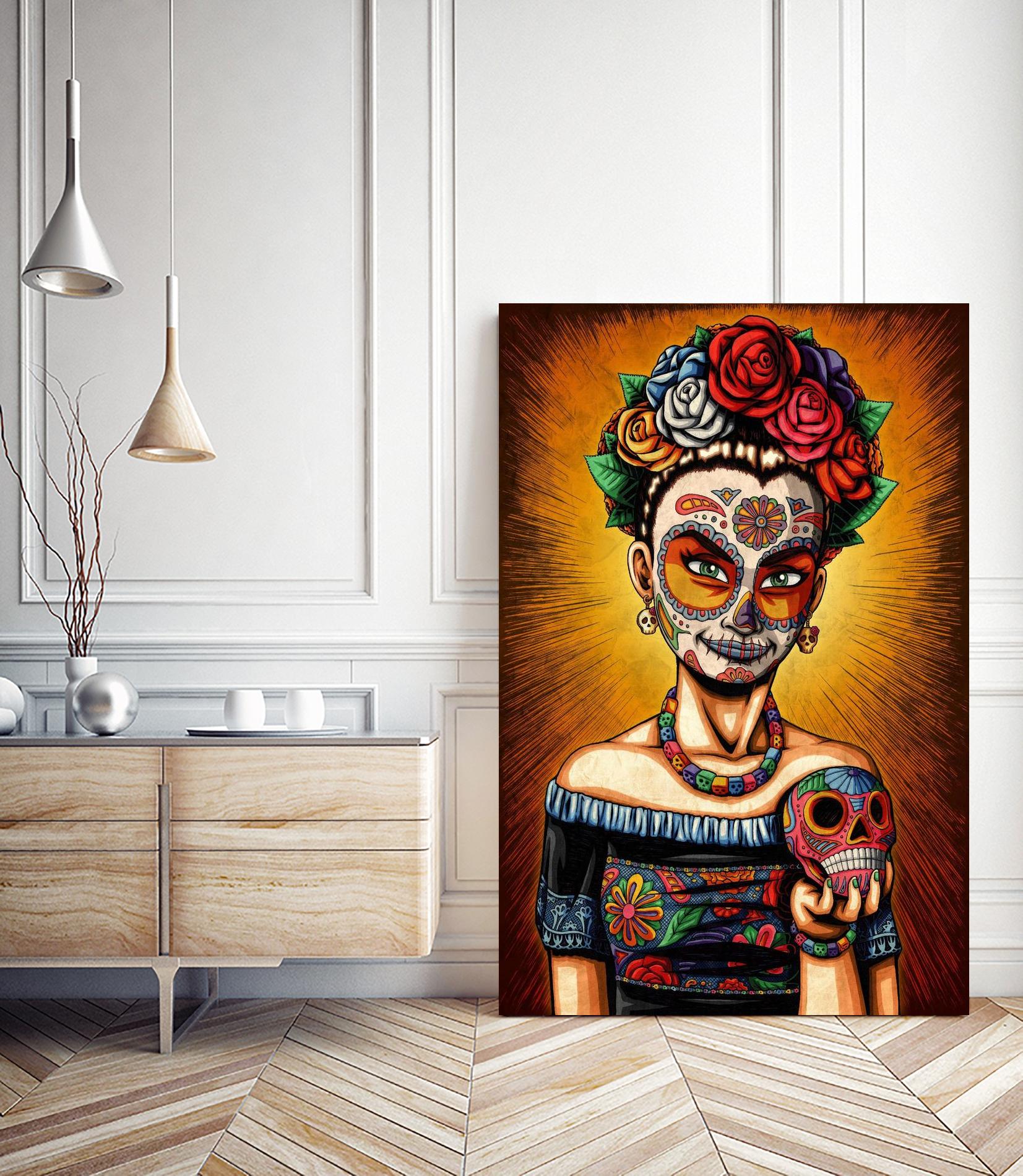 Rita by Nicholas Ivins on GIANT ART - multicolor urban/pop surrealism; ethnic