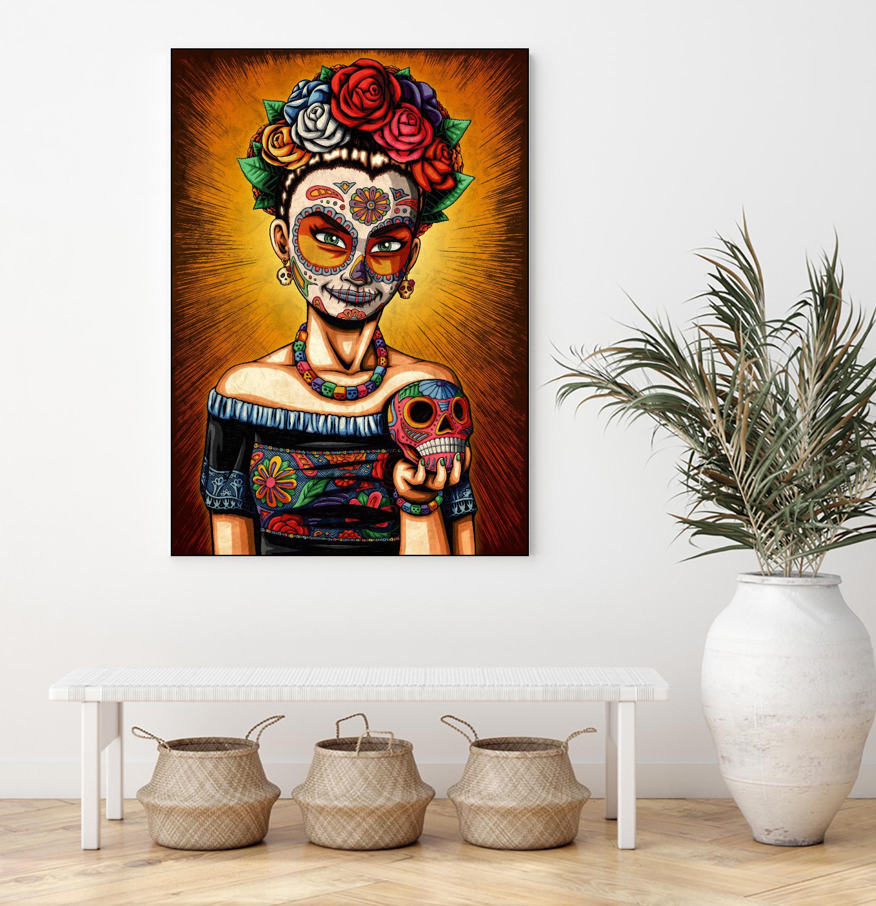 Rita by Nicholas Ivins on GIANT ART - multicolor urban/pop surrealism; ethnic