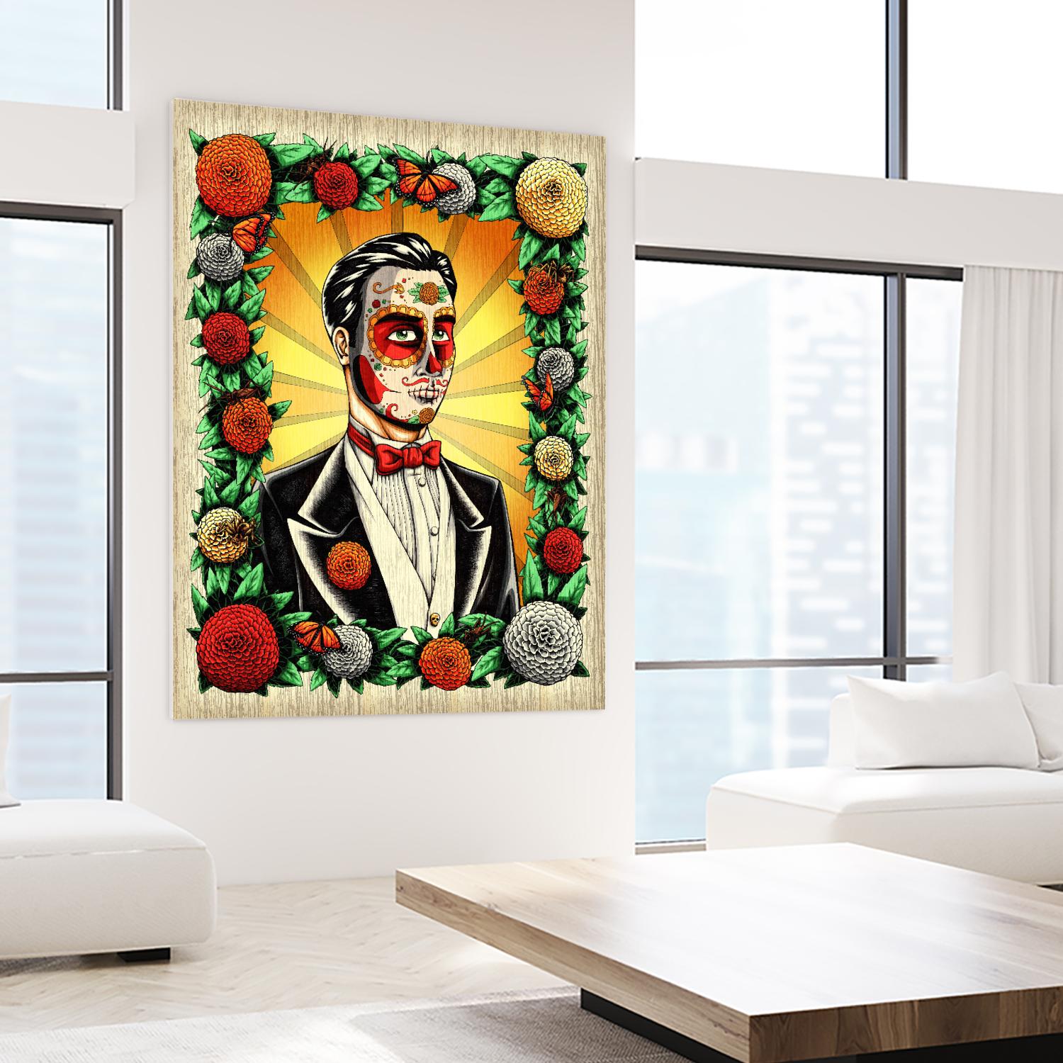 Muerto Groom by Nicholas Ivins on GIANT ART - multicolor urban/pop surrealism; ethnic
