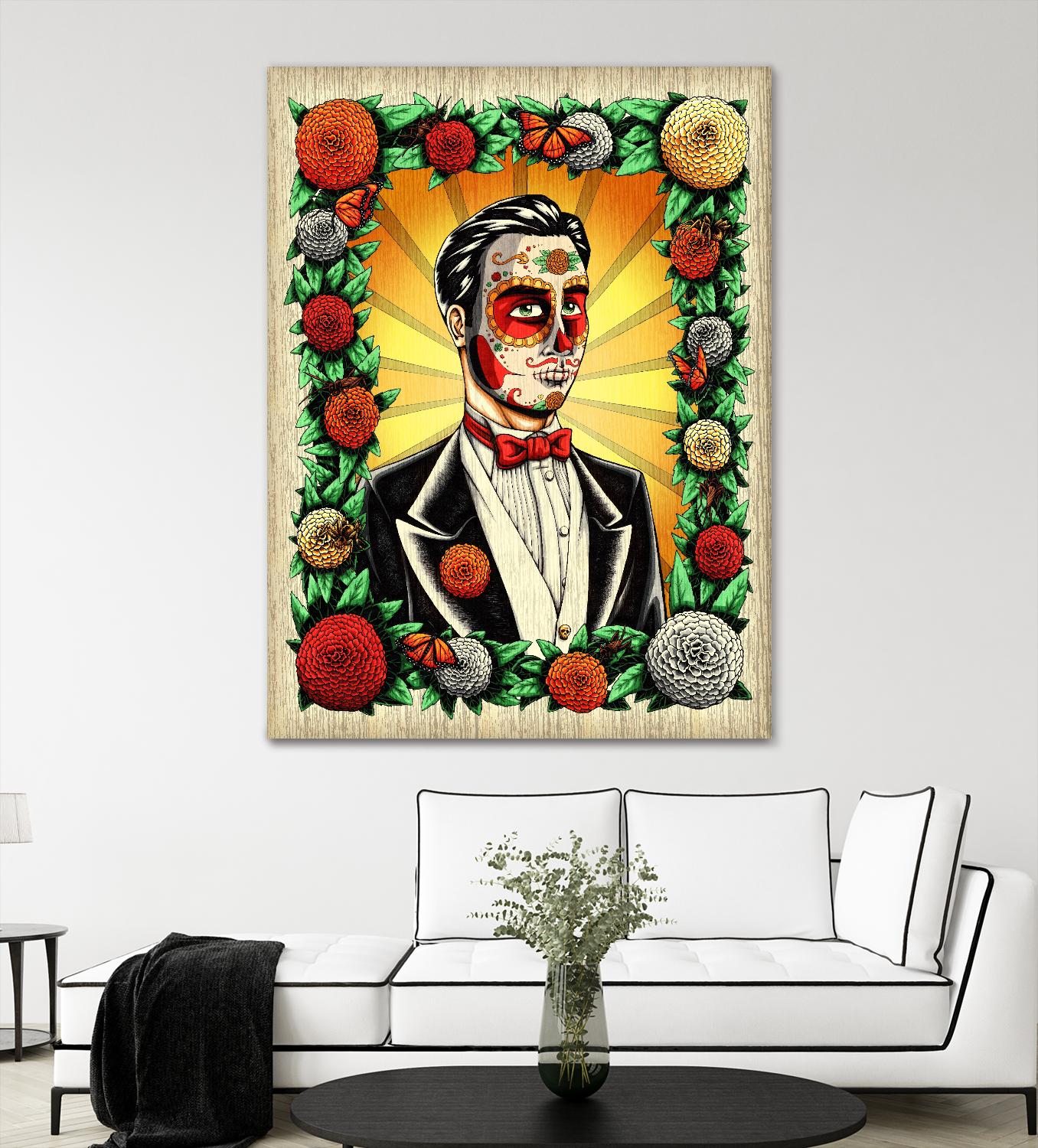 Muerto Groom by Nicholas Ivins on GIANT ART - multicolor urban/pop surrealism; ethnic