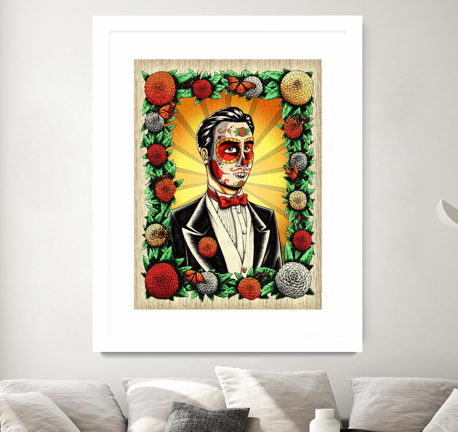 Muerto Groom by Nicholas Ivins on GIANT ART - multicolor urban/pop surrealism; ethnic