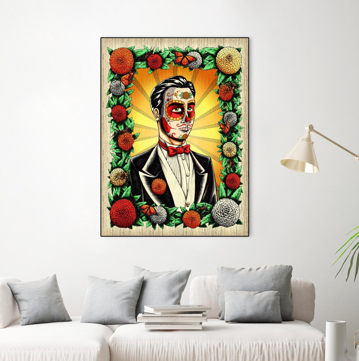 Muerto Groom by Nicholas Ivins on GIANT ART - multicolor urban/pop surrealism; ethnic