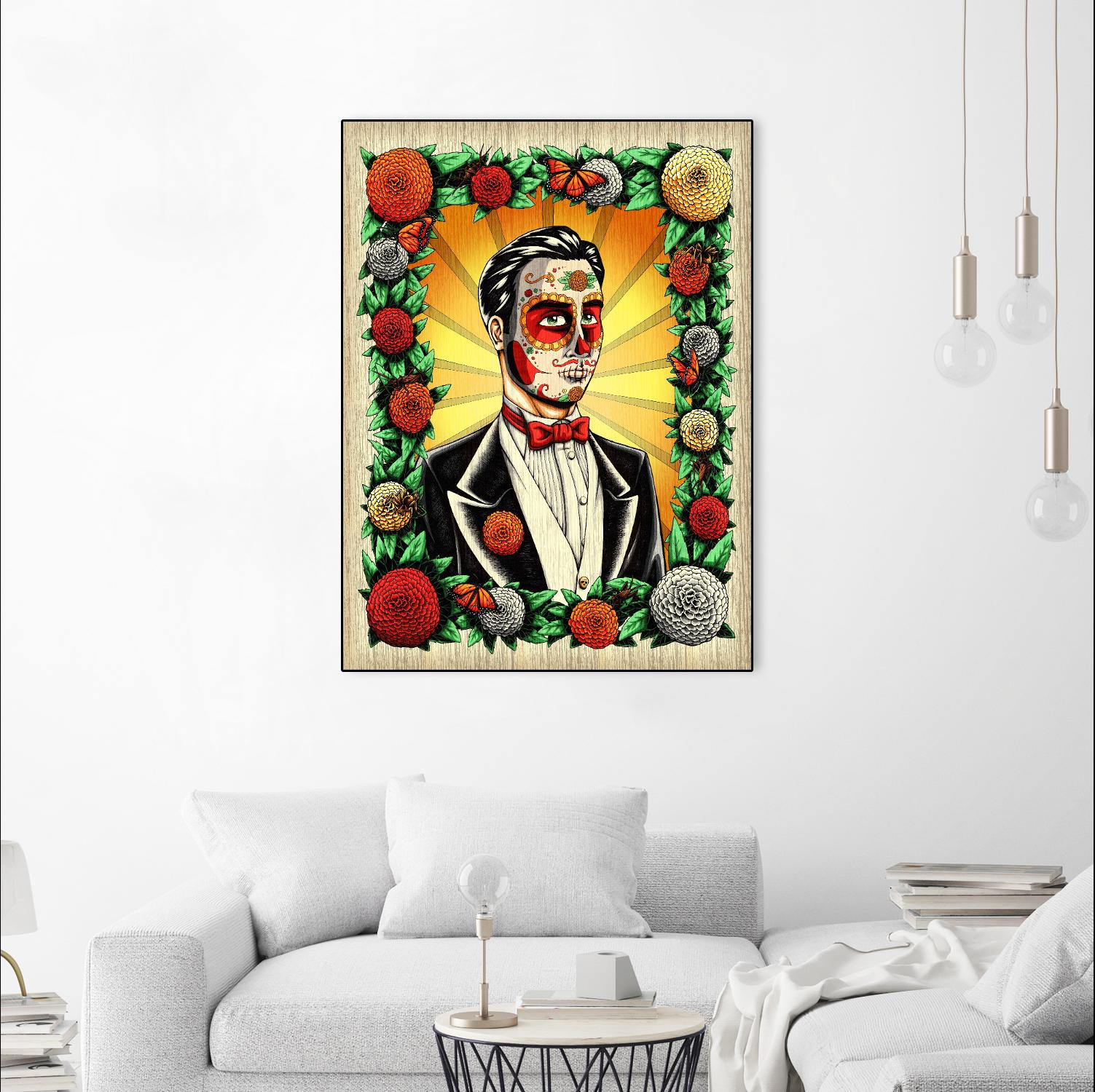 Muerto Groom by Nicholas Ivins on GIANT ART - multicolor urban/pop surrealism; ethnic