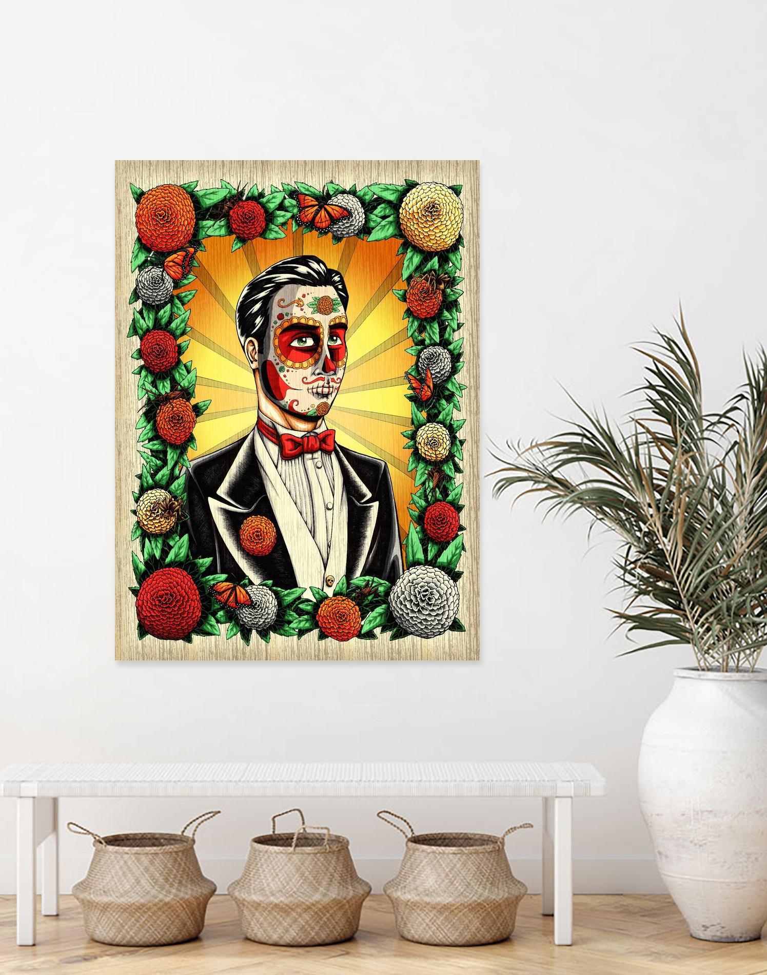 Muerto Groom by Nicholas Ivins on GIANT ART - multicolor urban/pop surrealism; ethnic