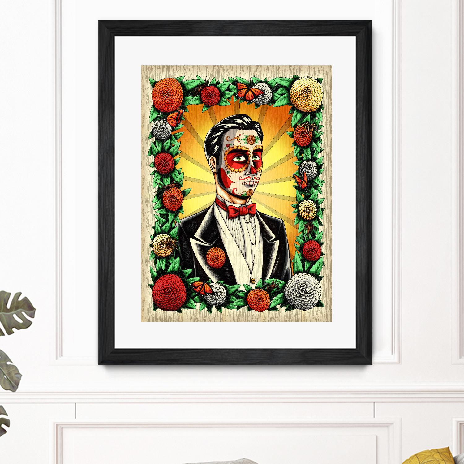 Muerto Groom by Nicholas Ivins on GIANT ART - multicolor urban/pop surrealism; ethnic