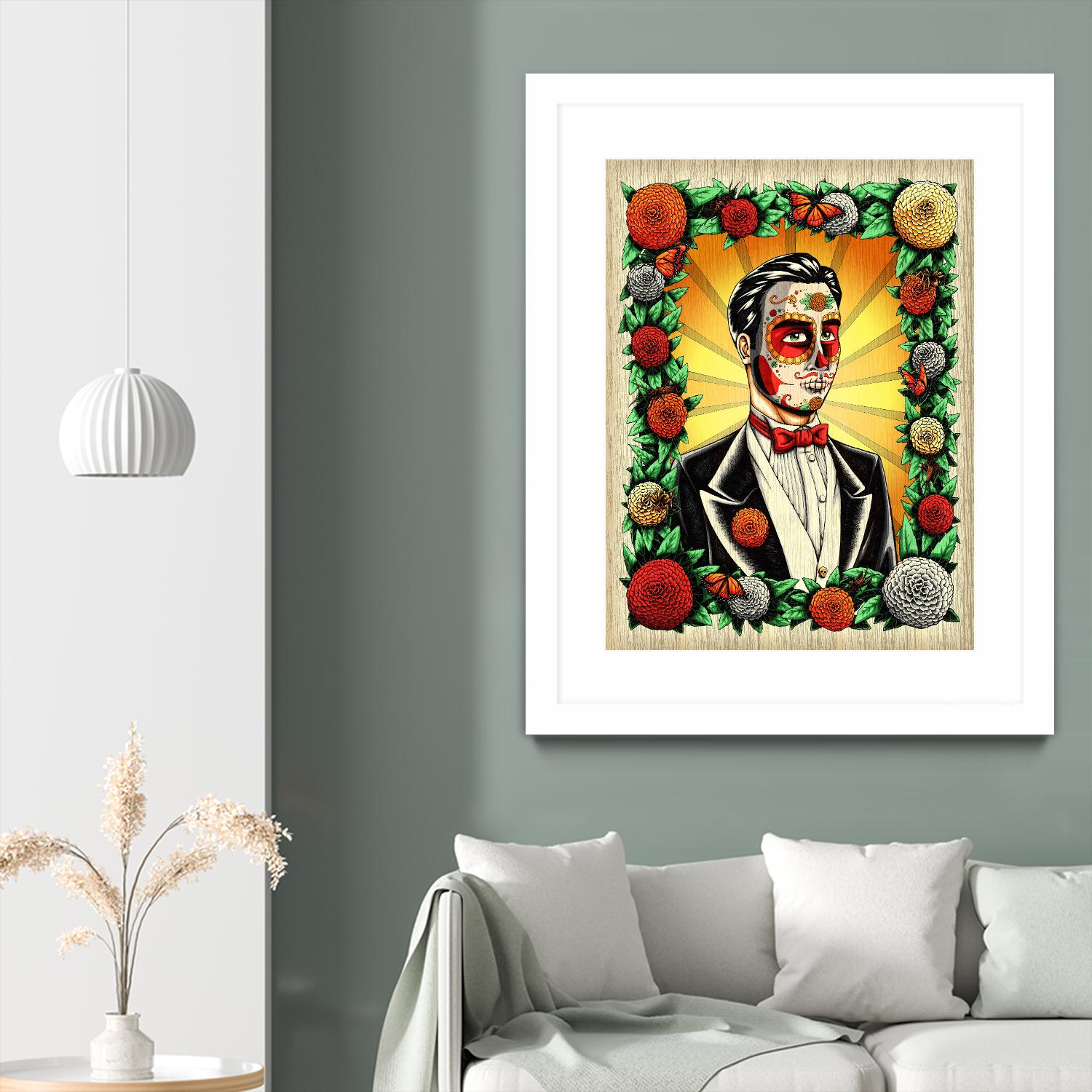Muerto Groom by Nicholas Ivins on GIANT ART - multicolor urban/pop surrealism; ethnic