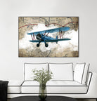 Biplane 1 by GraphINC Studio on GIANT ART - multicolor vintage