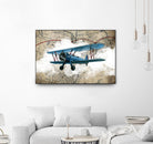 Biplane 1 by GraphINC Studio on GIANT ART - multicolor vintage