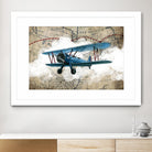 Biplane 1 by GraphINC Studio on GIANT ART - multicolor vintage