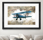 Biplane 1 by GraphINC Studio on GIANT ART - multicolor vintage