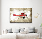 Biplane 3 by GraphINC Studio on GIANT ART - multicolor vintage