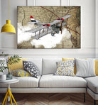 Biplane 4 by GraphINC Studio on GIANT ART - multicolor vintage
