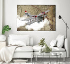 Biplane 4 by GraphINC Studio on GIANT ART - multicolor vintage