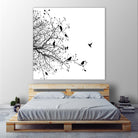 Bird I by GraphINC on GIANT ART - multicolor contemporary; animals