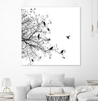 Bird I by GraphINC on GIANT ART - multicolor contemporary; animals
