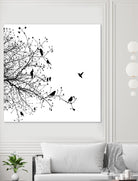 Bird I by GraphINC on GIANT ART - multicolor contemporary; animals