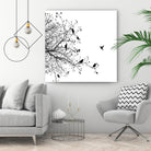 Bird I by GraphINC on GIANT ART - multicolor contemporary; animals
