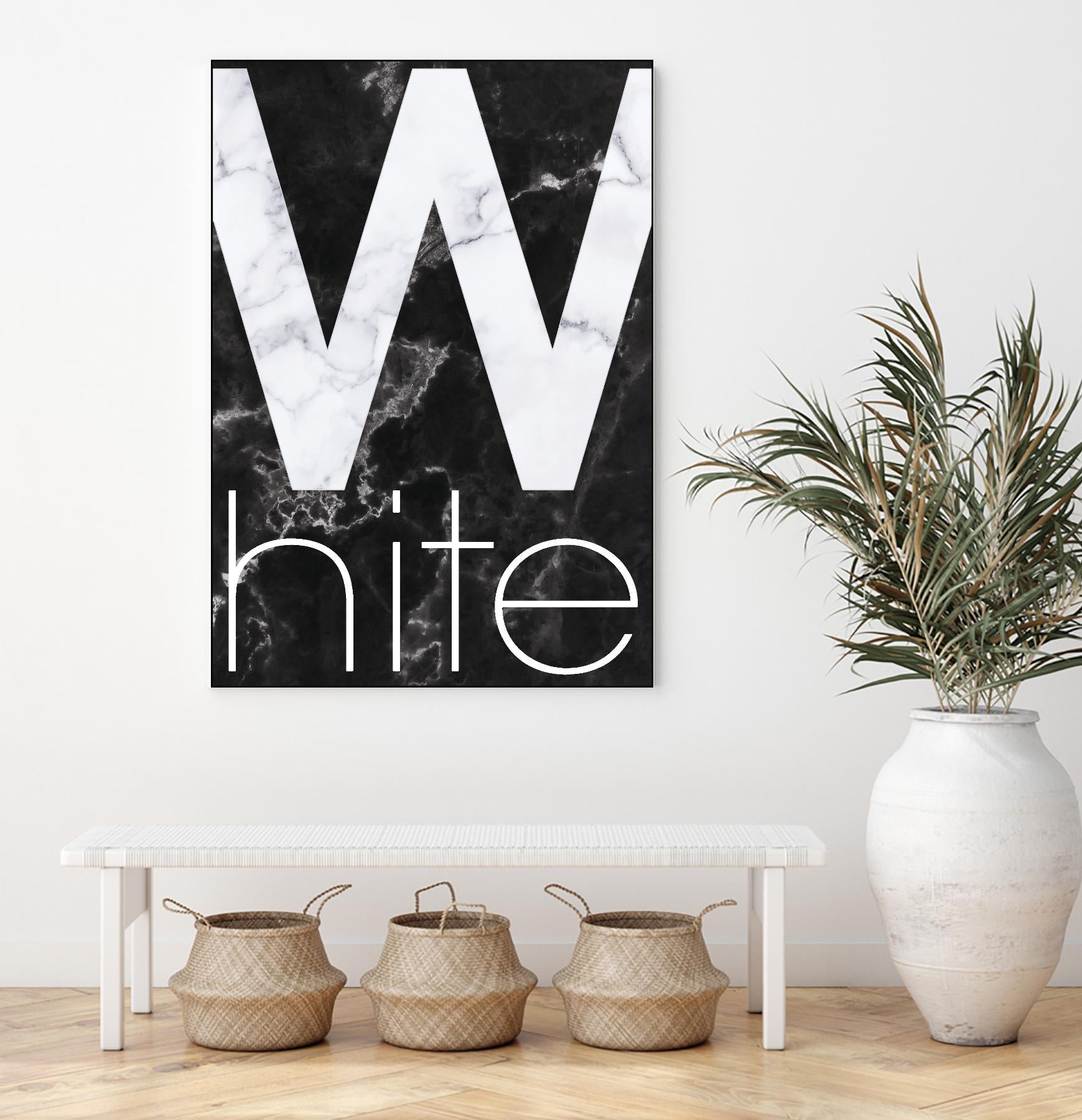 White Marble by TypeLike on GIANT ART - multicolor design/type; contemporary