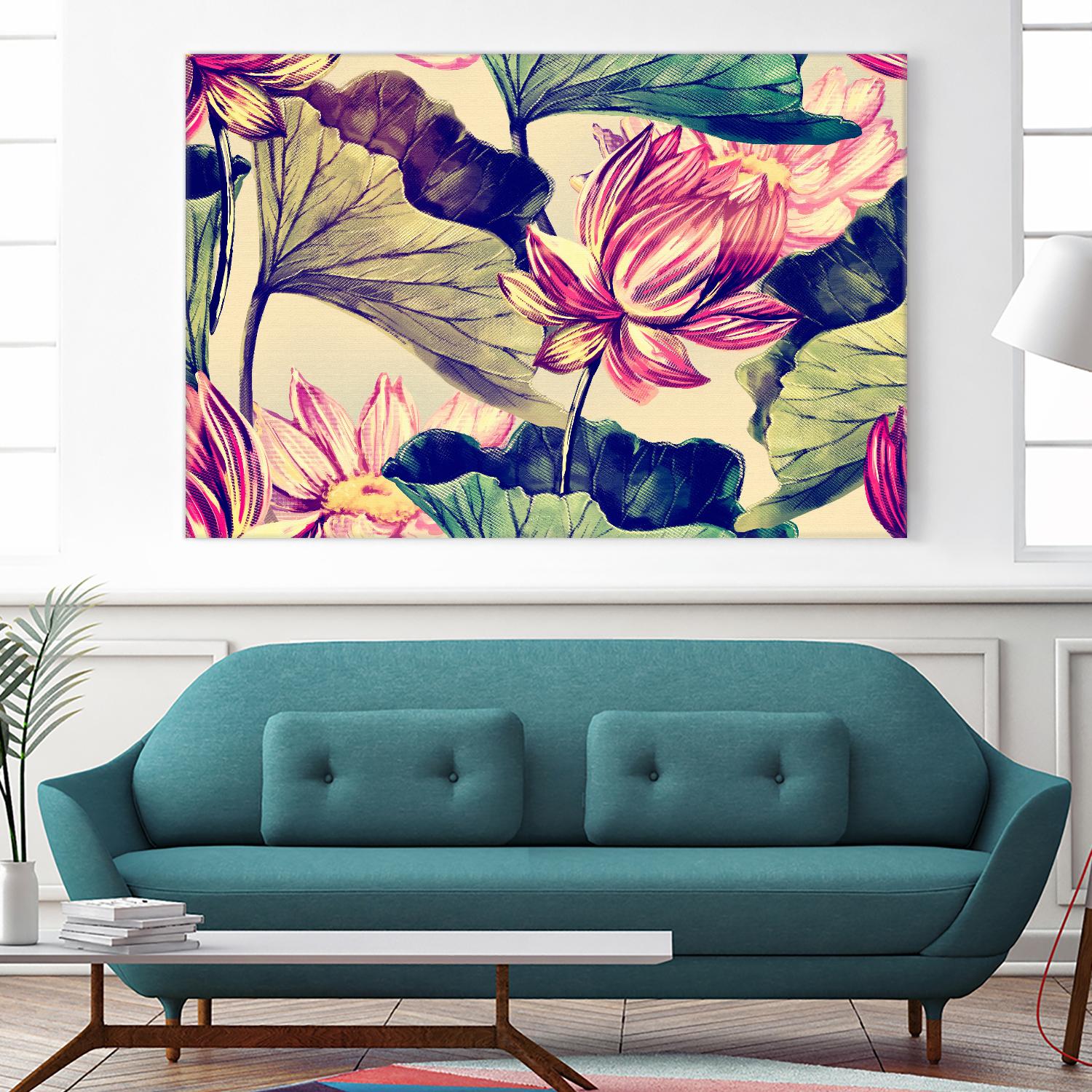 Water Lily by Incado on GIANT ART - multicolor floral/still life; design/type