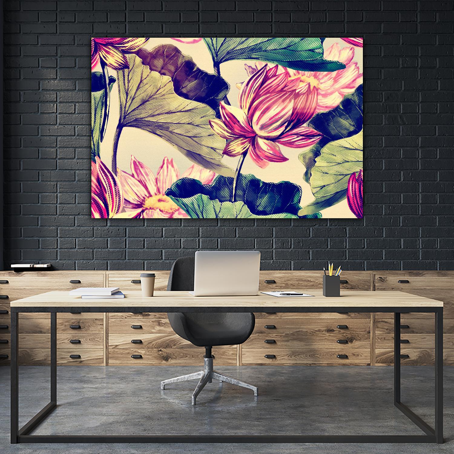 Water Lily by Incado on GIANT ART - multicolor floral/still life; design/type