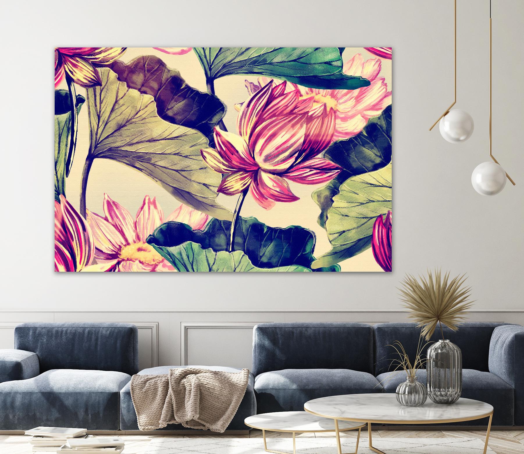 Water Lily by Incado on GIANT ART - multicolor floral/still life; design/type