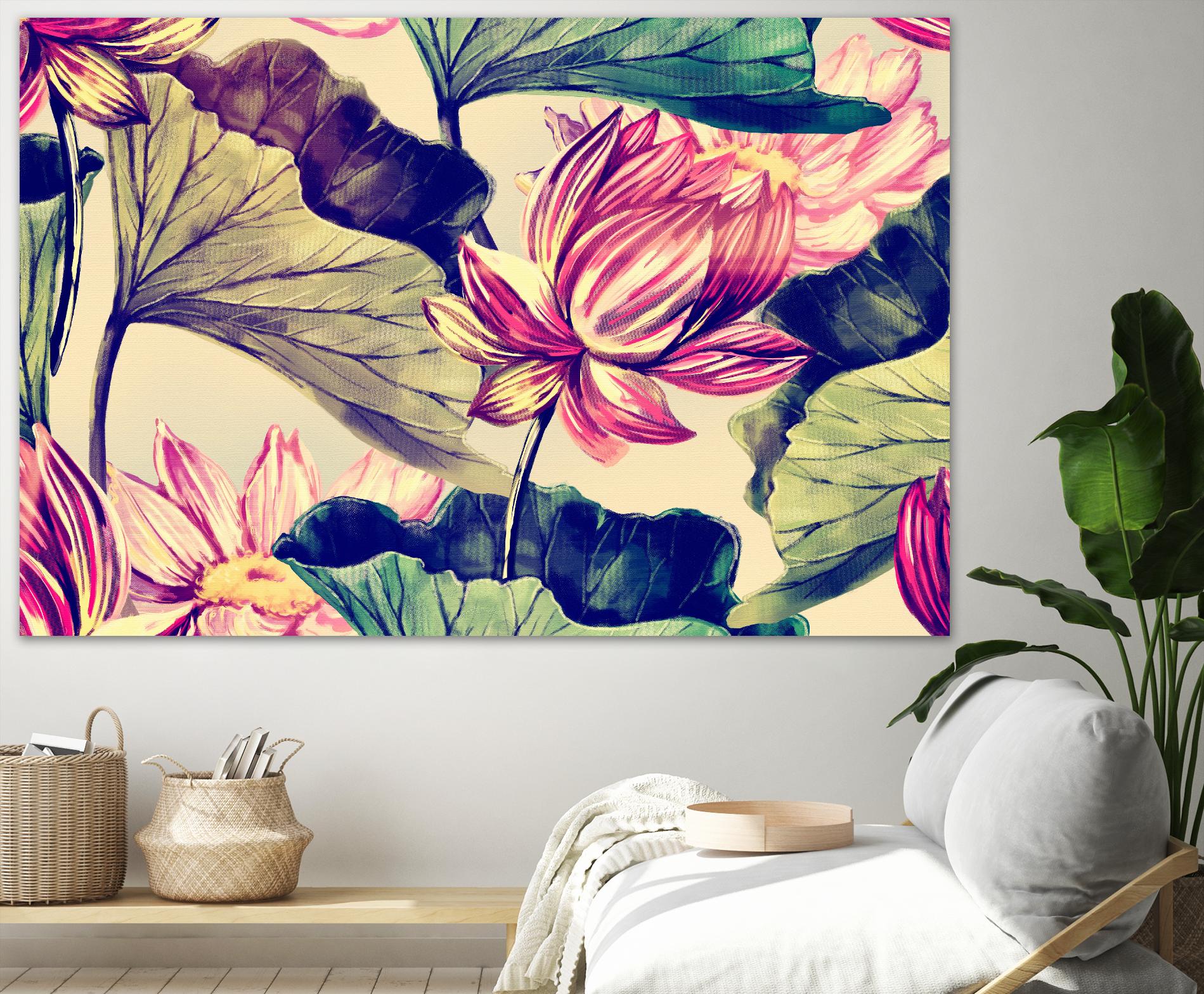 Water Lily by Incado on GIANT ART - multicolor floral/still life; design/type