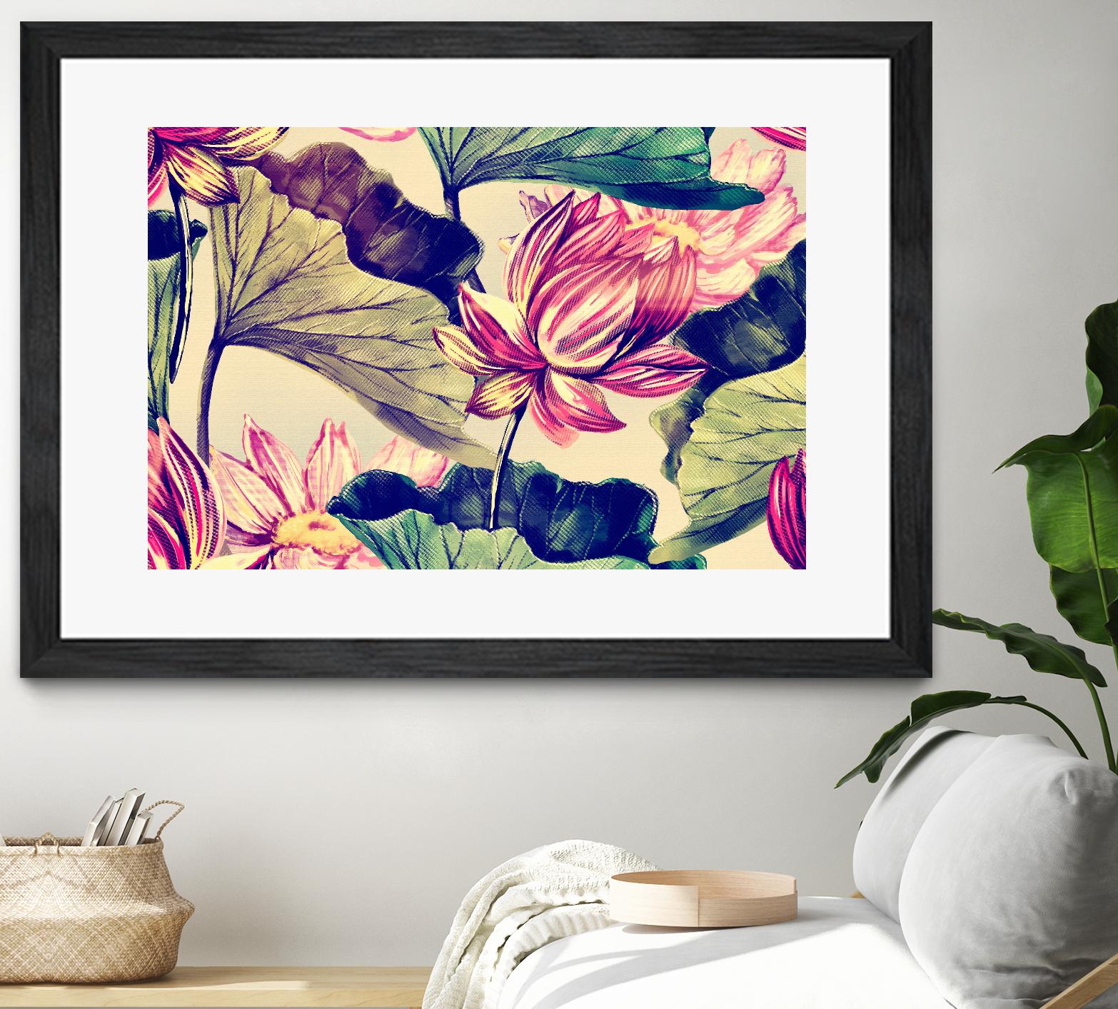Water Lily by Incado on GIANT ART - multicolor floral/still life; design/type