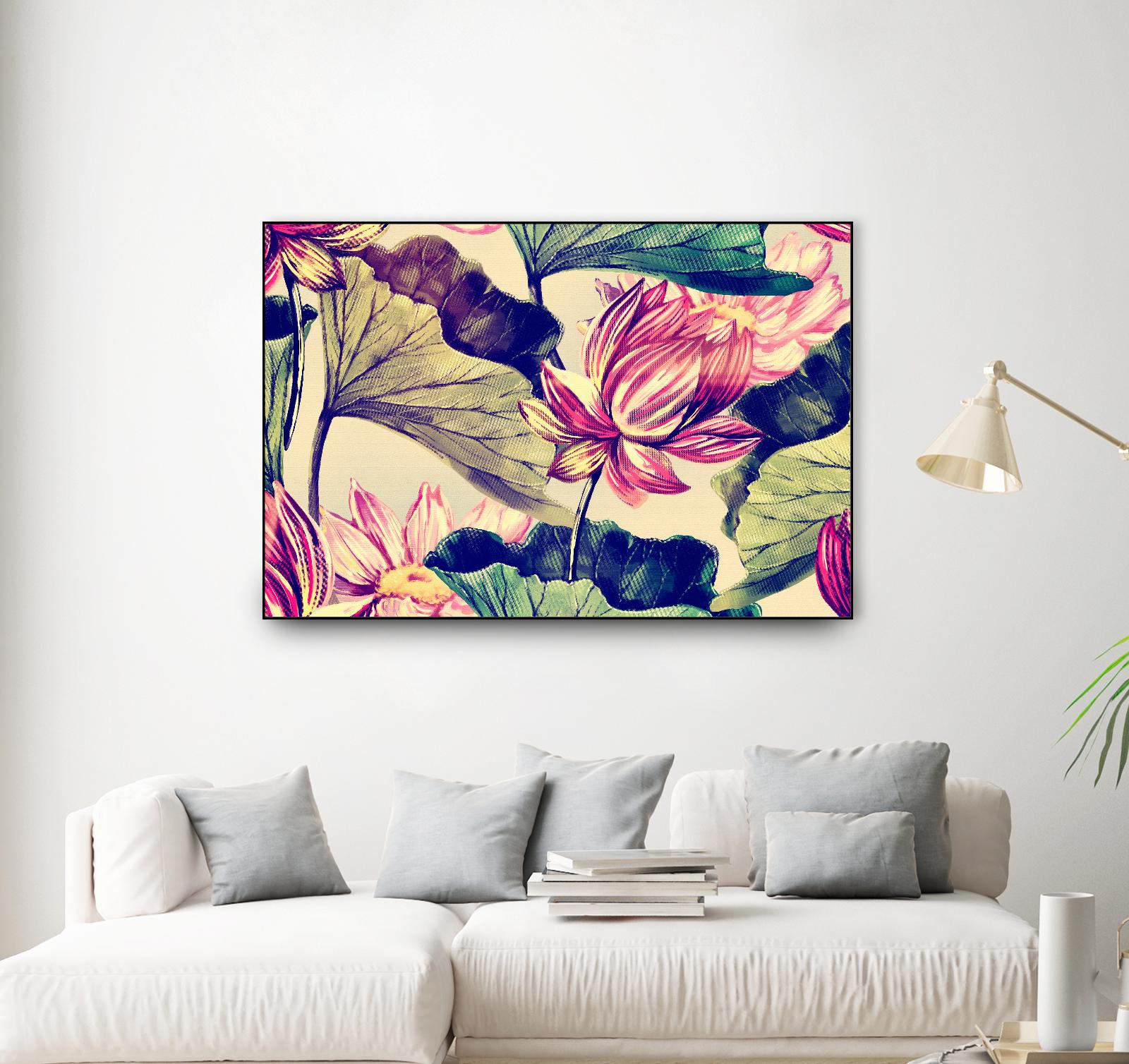 Water Lily by Incado on GIANT ART - multicolor floral/still life; design/type