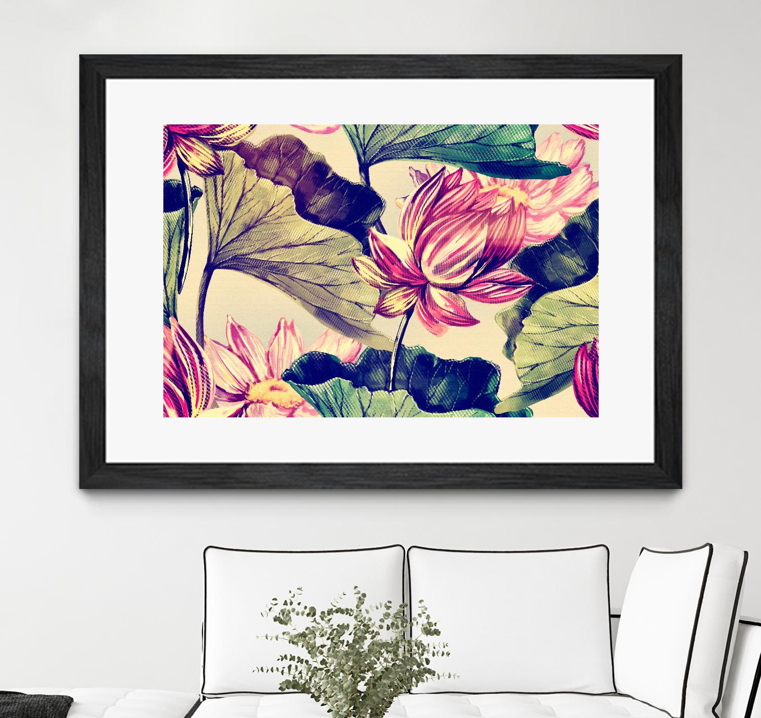 Water Lily by Incado on GIANT ART - multicolor floral/still life; design/type