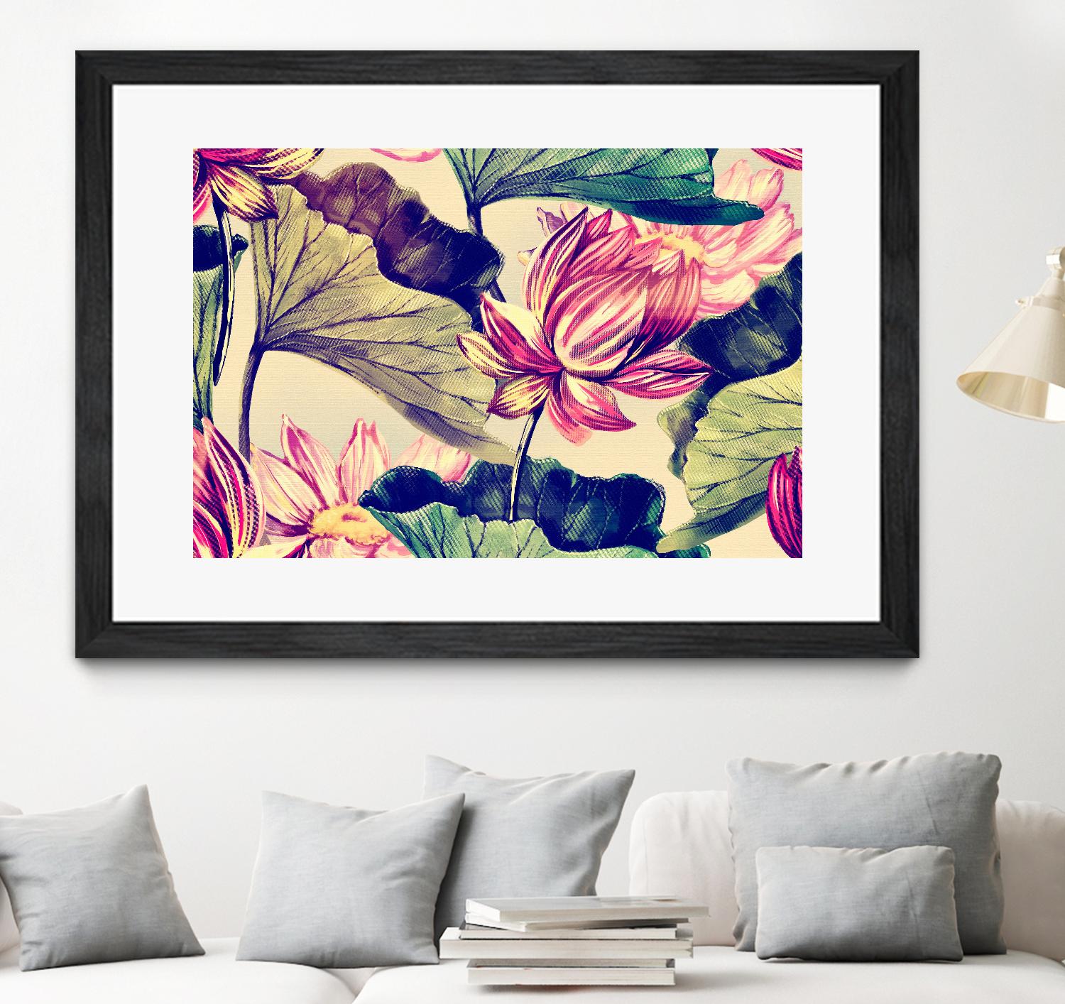 Water Lily by Incado on GIANT ART - multicolor floral/still life; design/type