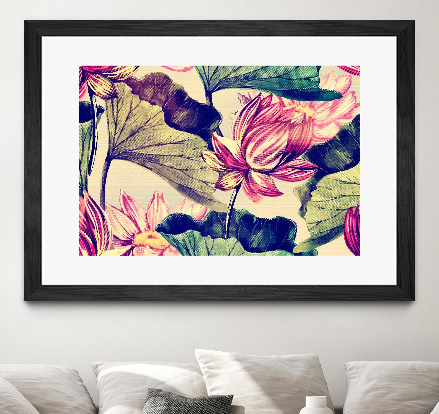 Water Lily by Incado on GIANT ART - multicolor floral/still life; design/type