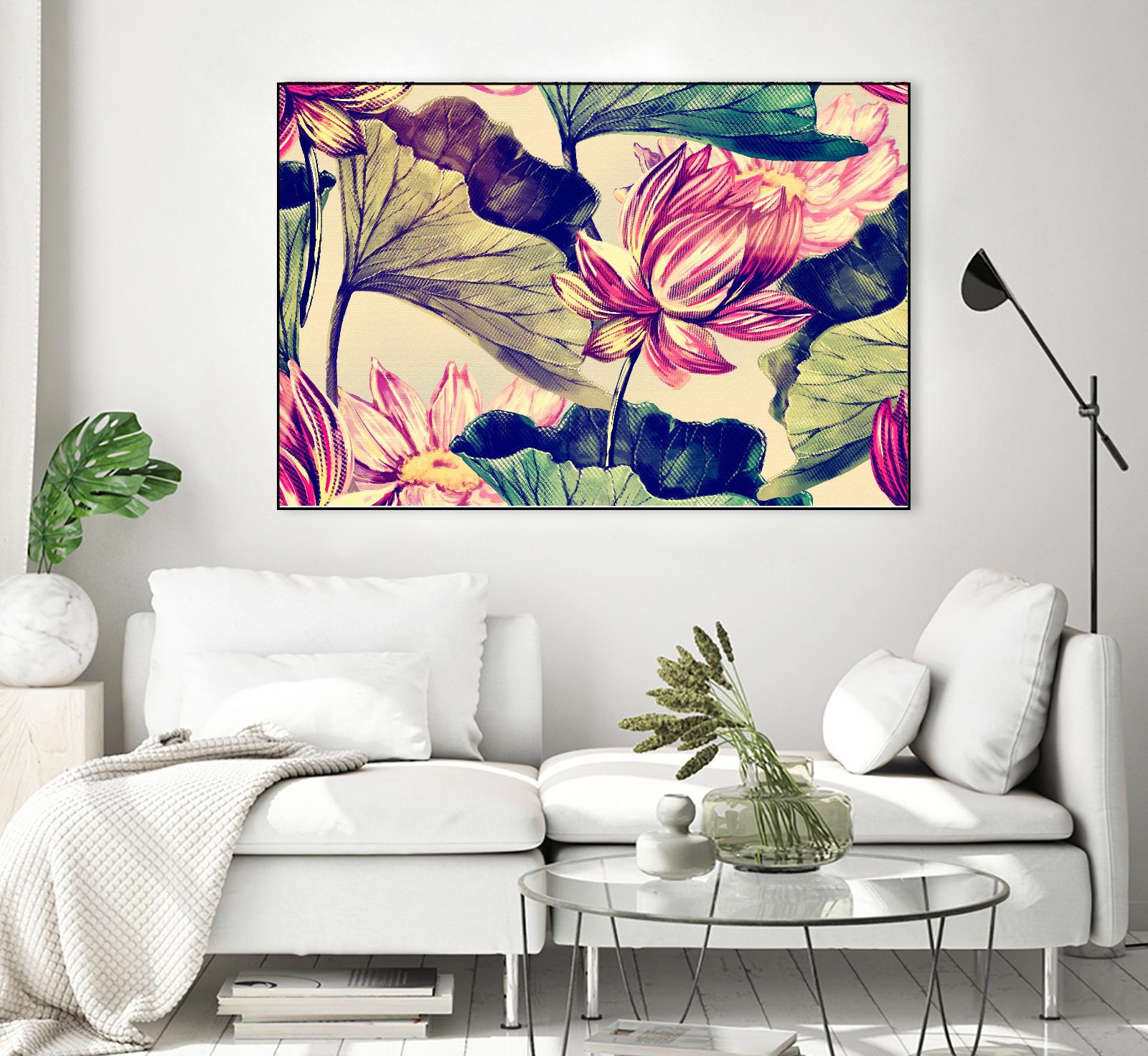 Water Lily by Incado on GIANT ART - multicolor floral/still life; design/type