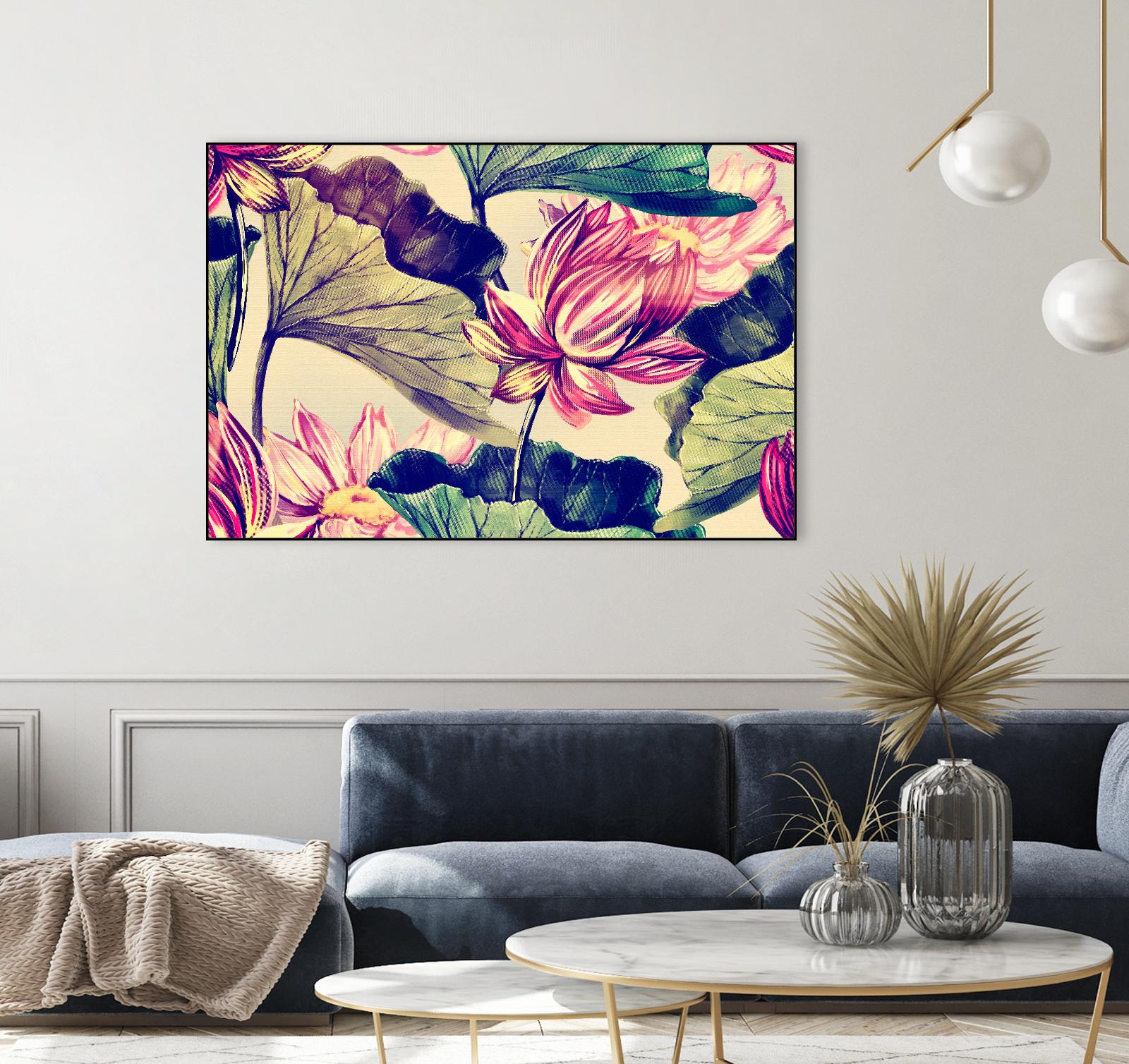 Water Lily by Incado on GIANT ART - multicolor floral/still life; design/type