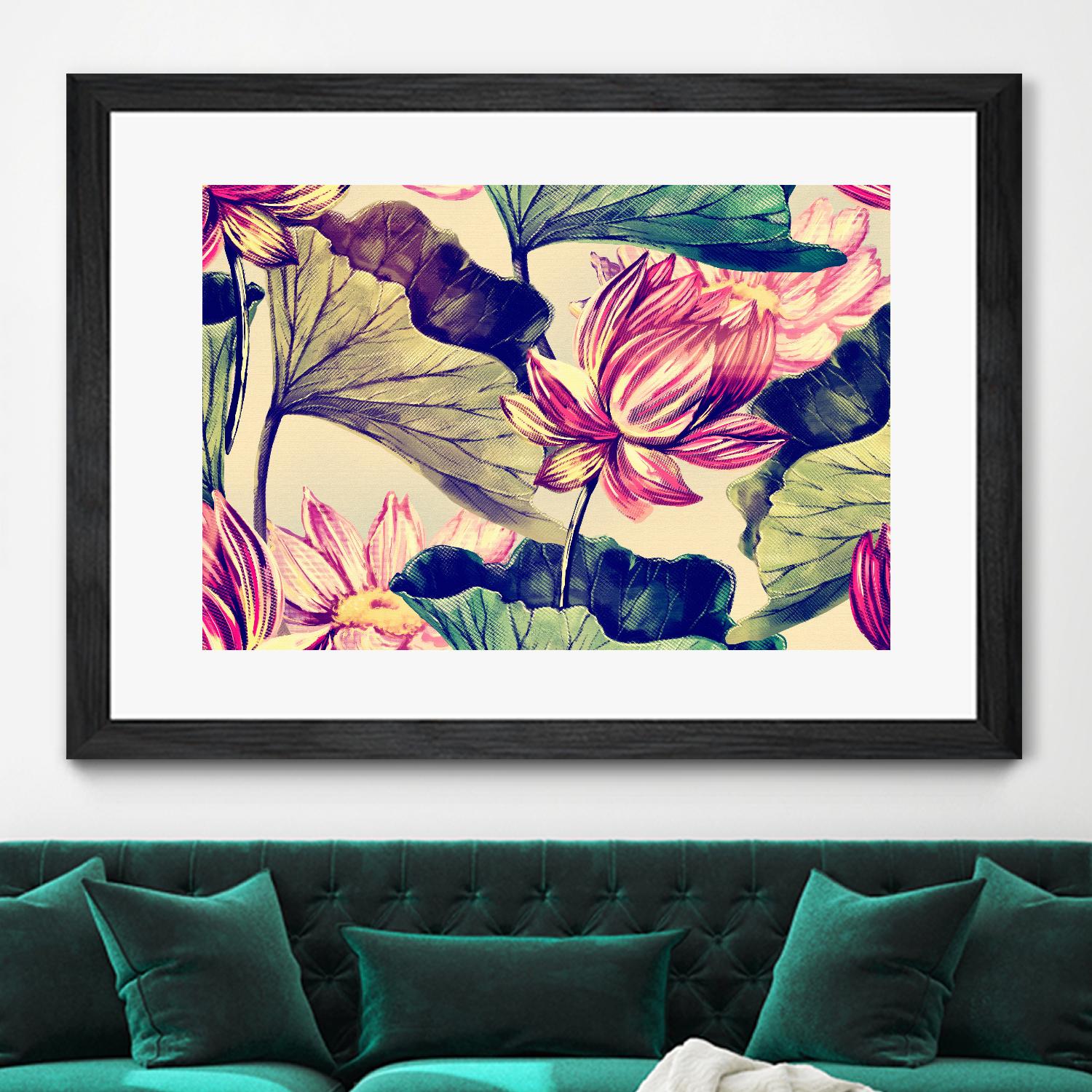 Water Lily by Incado on GIANT ART - multicolor floral/still life; design/type