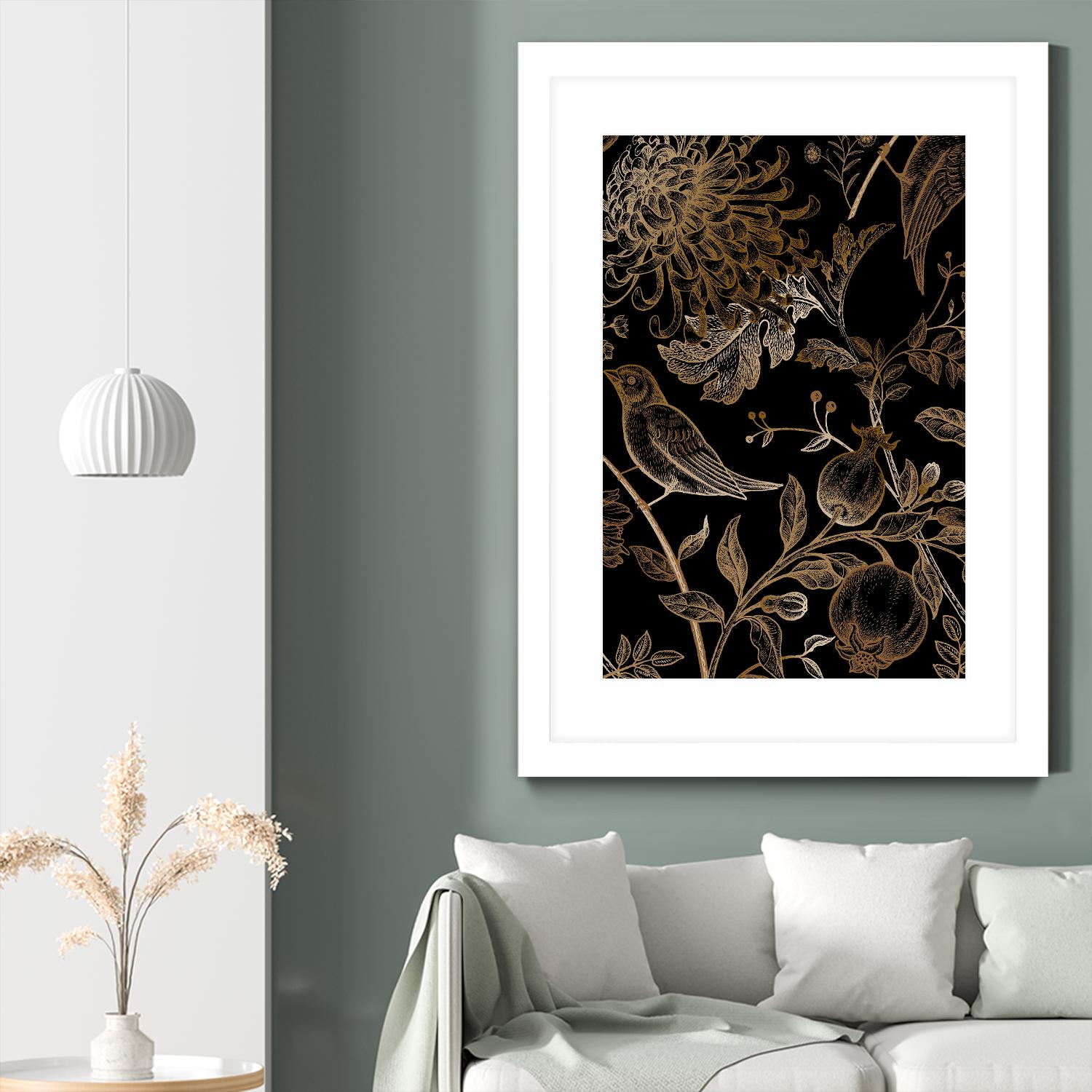 Nordic Victorian I by Incado on GIANT ART - multicolor floral/still life; design/type