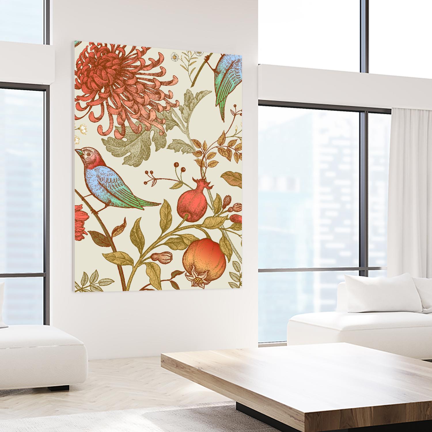 Nordic Victorian II by Incado on GIANT ART - multicolor floral/still life; design/type