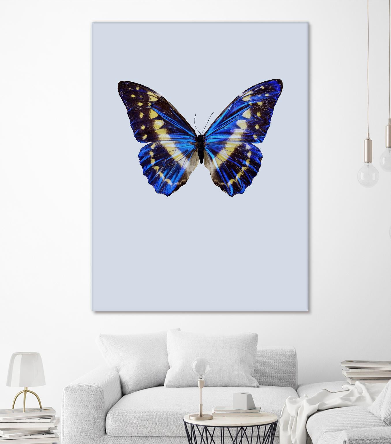 Blue Butterfly by Incado on GIANT ART - multicolor animals; floral/still life