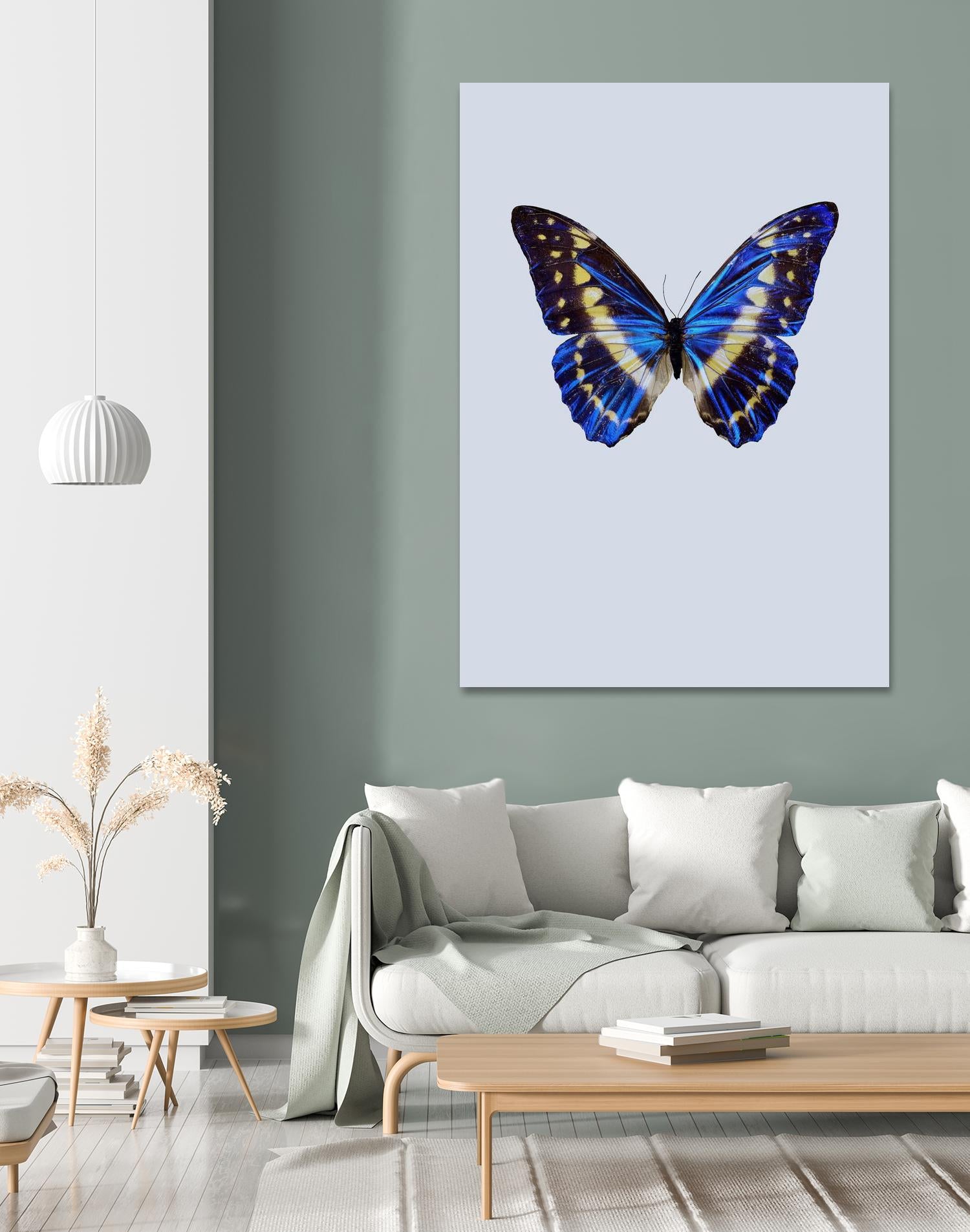 Blue Butterfly by Incado on GIANT ART - multicolor animals; floral/still life