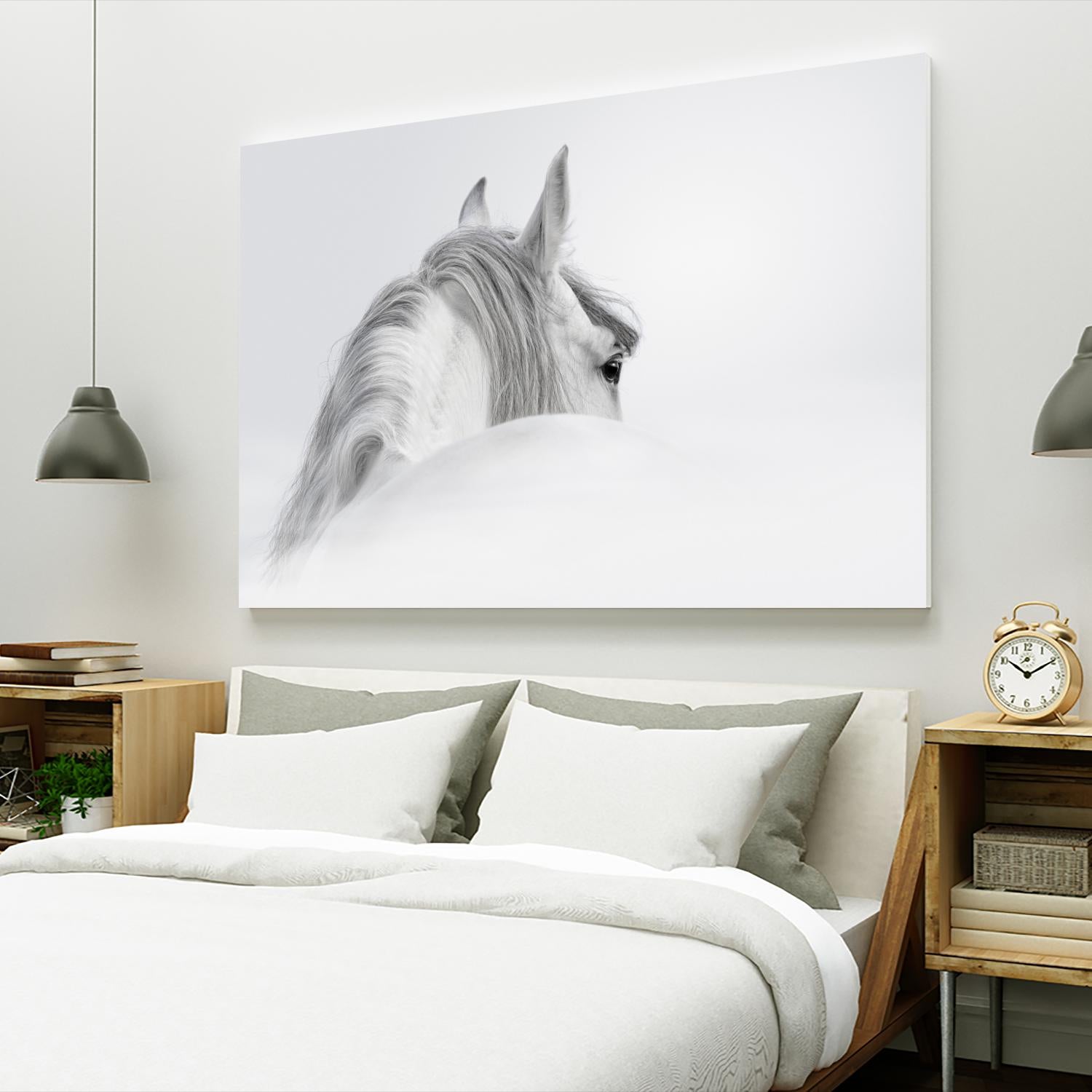 White Horse by PhotoINC Studio on GIANT ART - multicolor animals