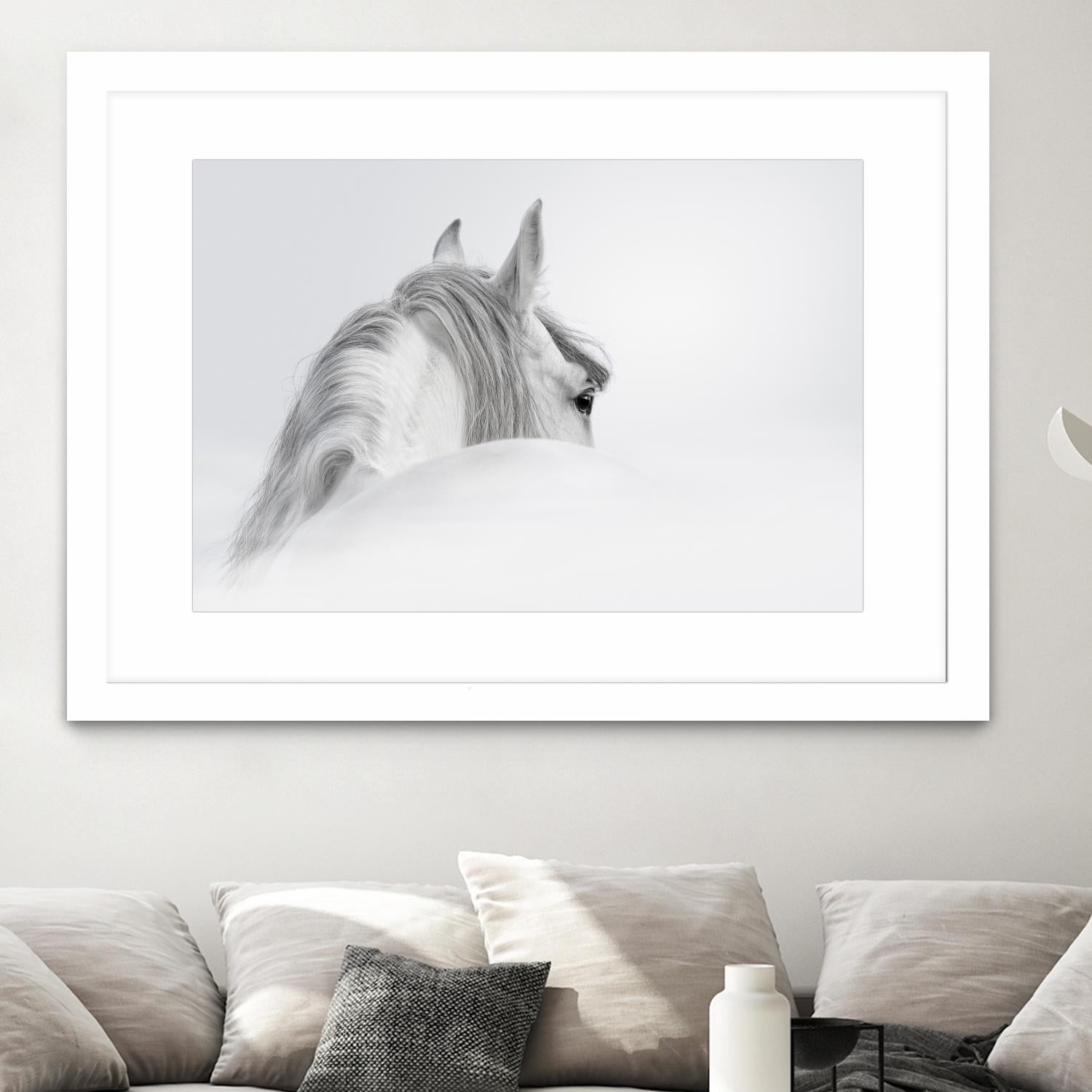 White Horse by PhotoINC Studio on GIANT ART - multicolor animals