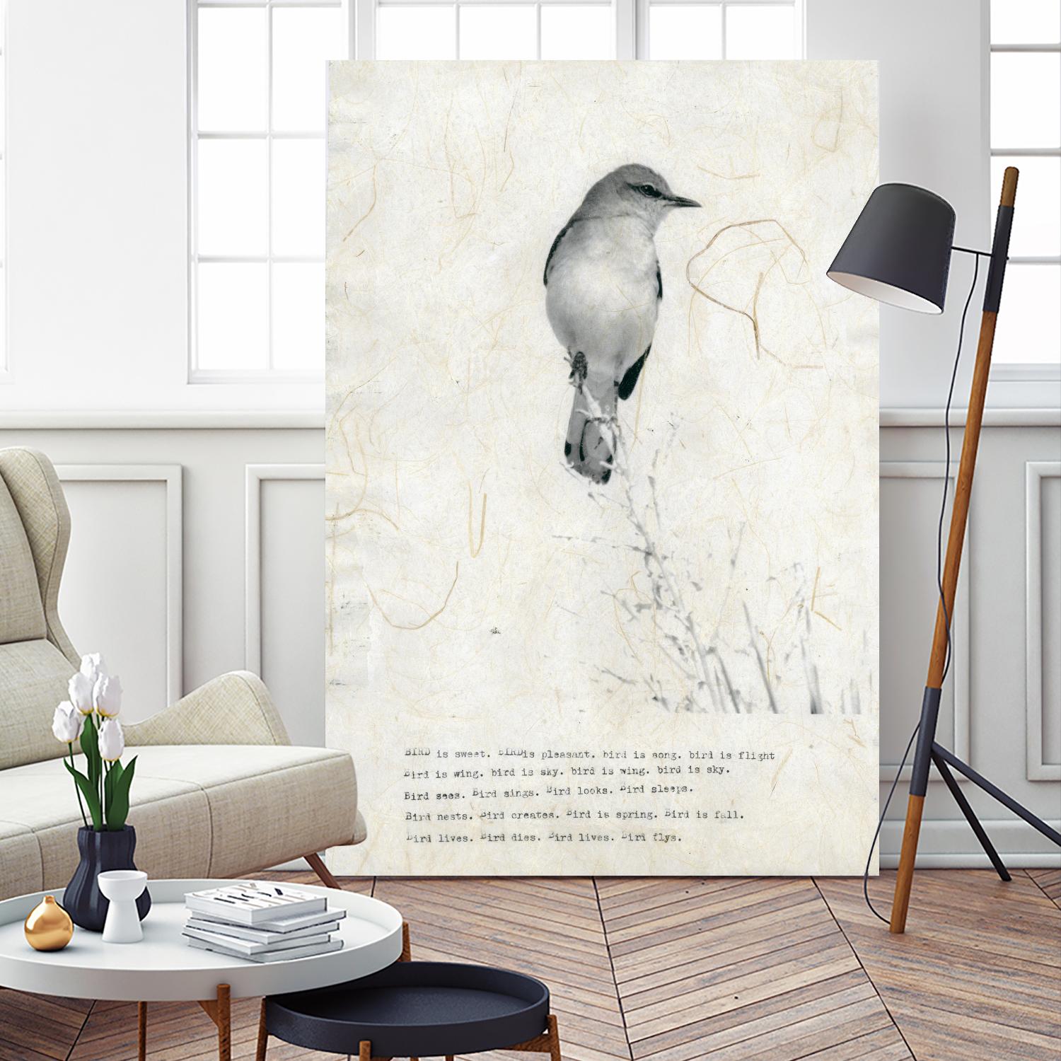 Bird is sweet by TypeLike on GIANT ART - multicolor animals