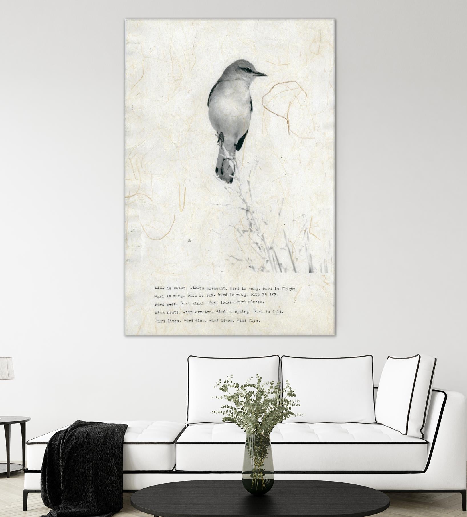 Bird is sweet by TypeLike on GIANT ART - multicolor animals