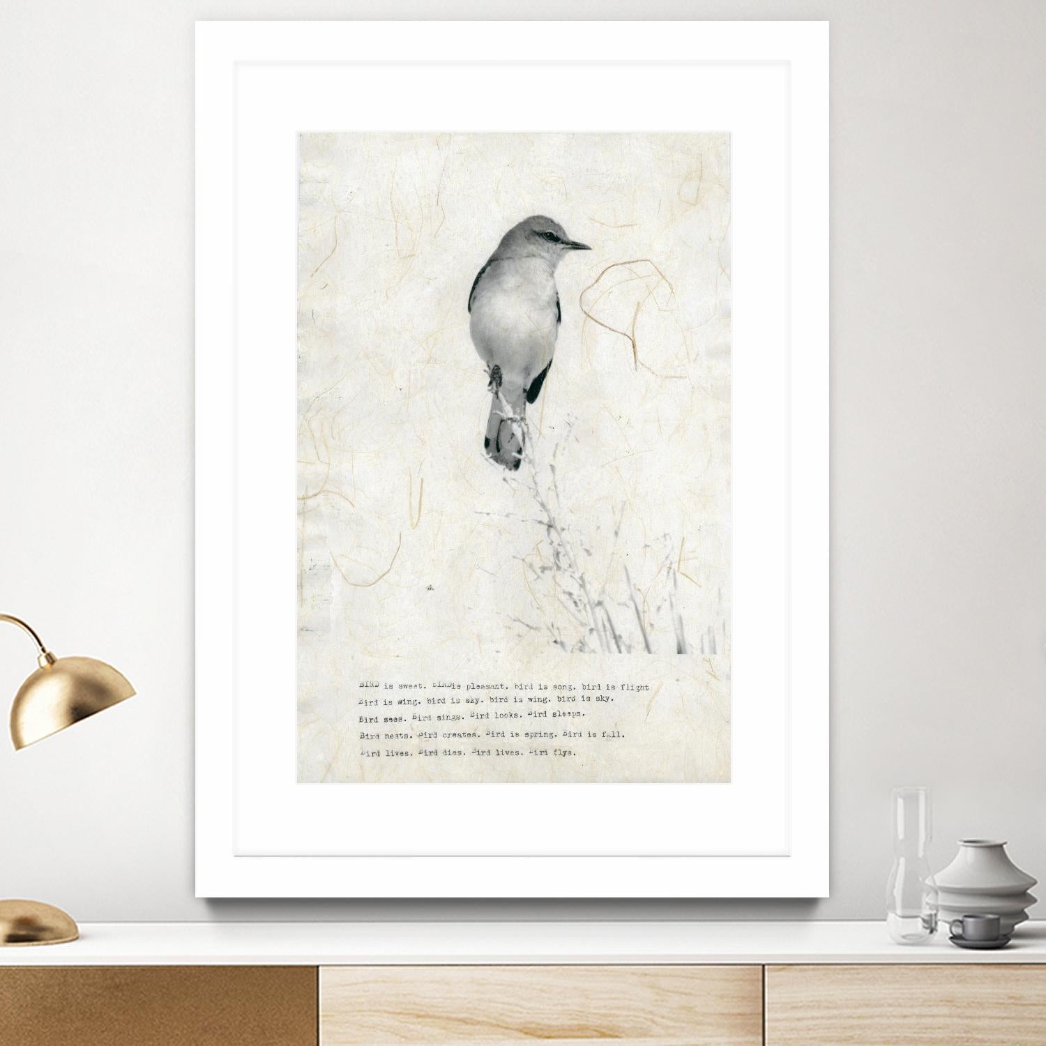 Bird is sweet by TypeLike on GIANT ART - multicolor animals