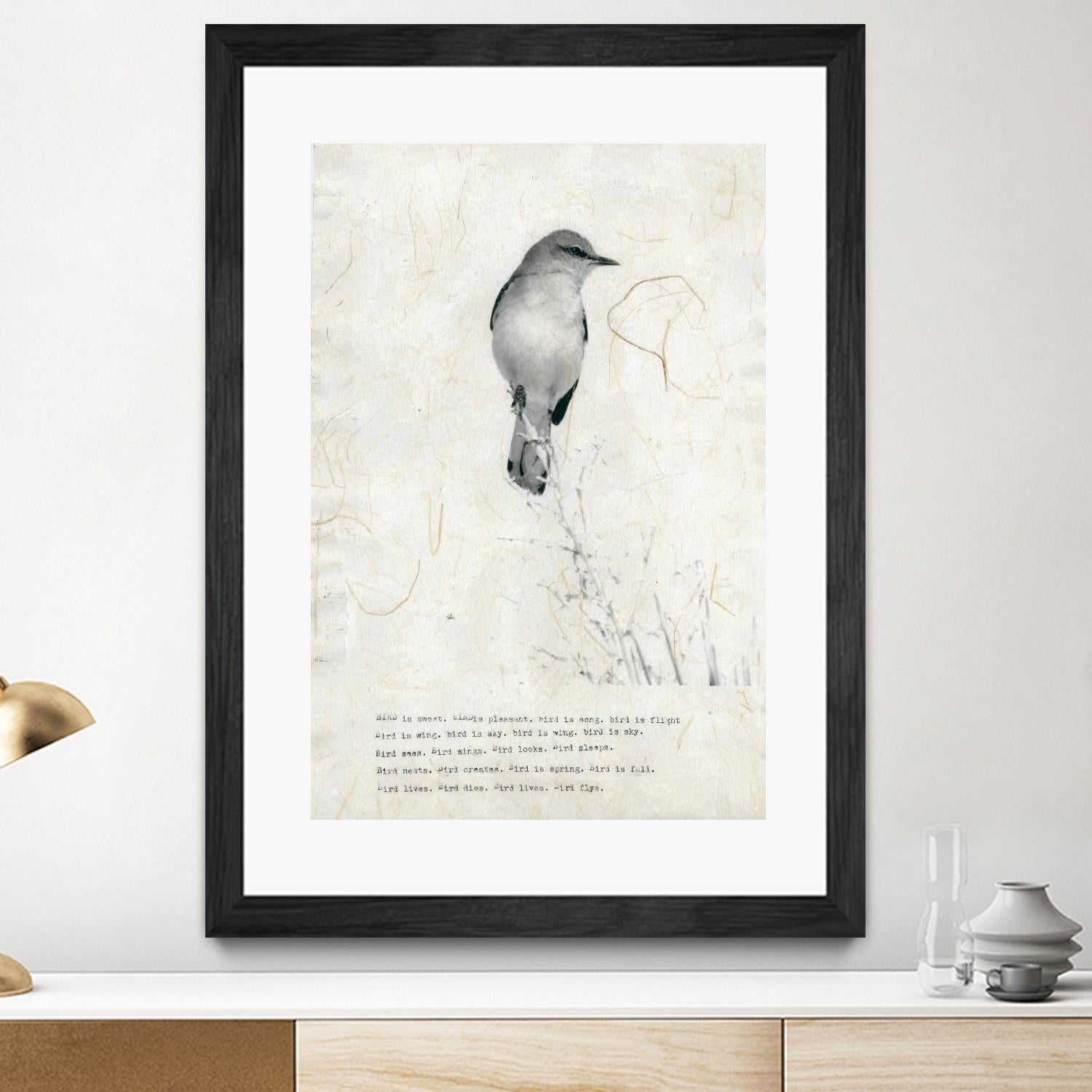 Bird is sweet by TypeLike on GIANT ART - multicolor animals