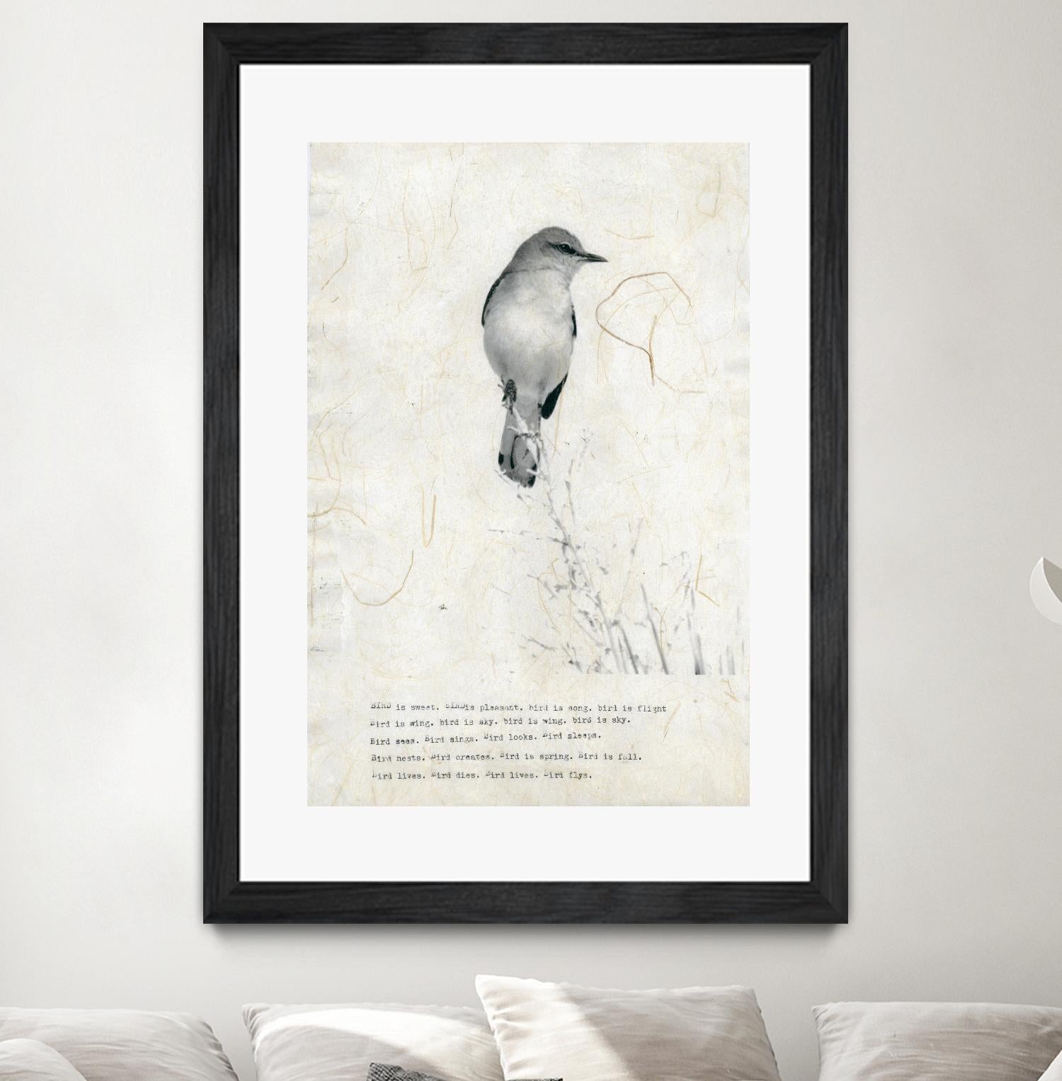 Bird is sweet by TypeLike on GIANT ART - multicolor animals